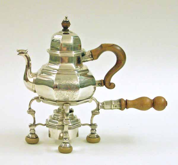 teapot and stand & teapot and stand with lamp
